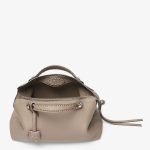 FENDI By The Way Selleria Large Dove gray Selleria bag with 200 hand-sewn topstitches - Image 3